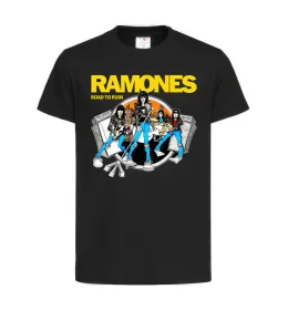 Детская футболка Ramones Road to ruin Черный фото