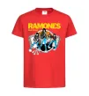 Детская футболка Ramones Road to ruin Красный фото