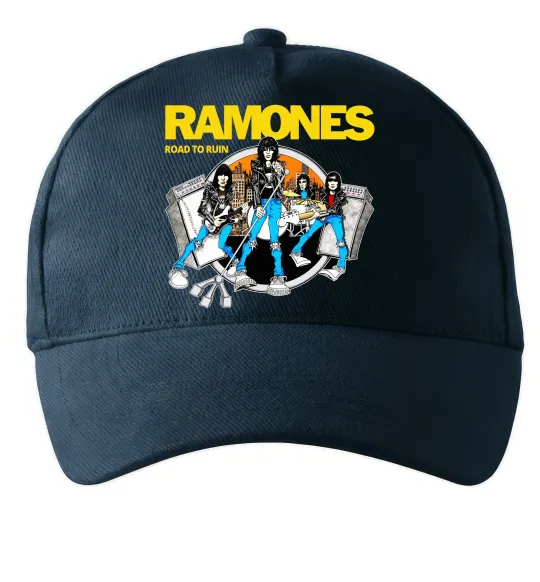 Кепка Ramones Road to ruin Темно-синій фото
