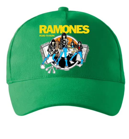 Кепка Ramones Road to ruin Зелений фото