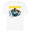 Футболка Оверсайз Ramones Road to ruin Белый фото