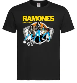Мужская футболка Ramones Road to ruin Черный фото