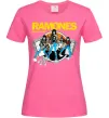 Женская футболка Ramones Road to ruin Ярко-розовый фото