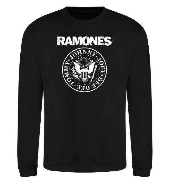 Свитшот Ramones герб Черный фото