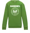 Детский Свитшот Ramones герб Лаймовый фото