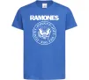 Дитяча футболка Ramones герб Яскраво-синій фото