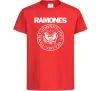 Дитяча футболка Ramones герб Червоний фото