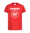 Детская футболка Ramones герб Красный фото