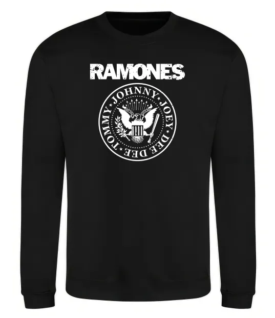 Світшот Ramones герб Чорний фото