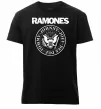 Чоловіча преміум футболка Ramones герб Чорний фото