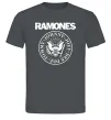 Мужская футболка Ramones герб Графит фото