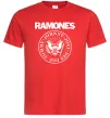 Мужская футболка Ramones герб Красный фото