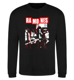 Світшот Ramones red постер Чорний фото