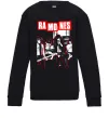 Детский Свитшот Ramones red постер Черный фото