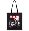 Эко-сумка Ramones red постер Черный фото