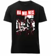 Мужская премиум футболка Ramones red постер Черный фото