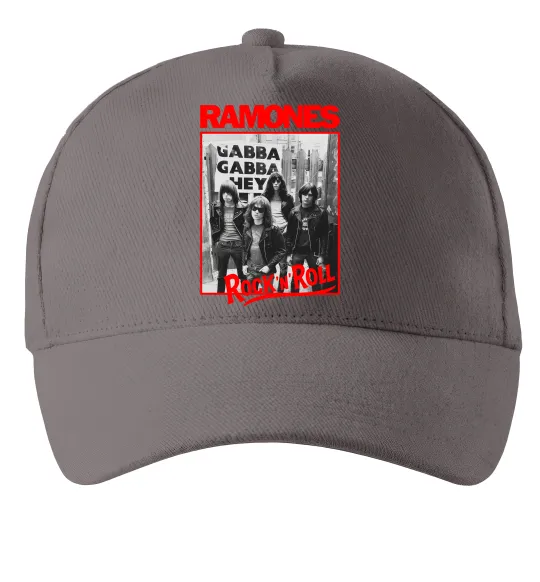 Кепка Ramones Rock n Roll Серый фото