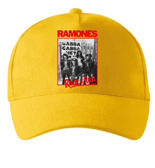 Кепка Ramones Rock n Roll Солнечно желтый фото