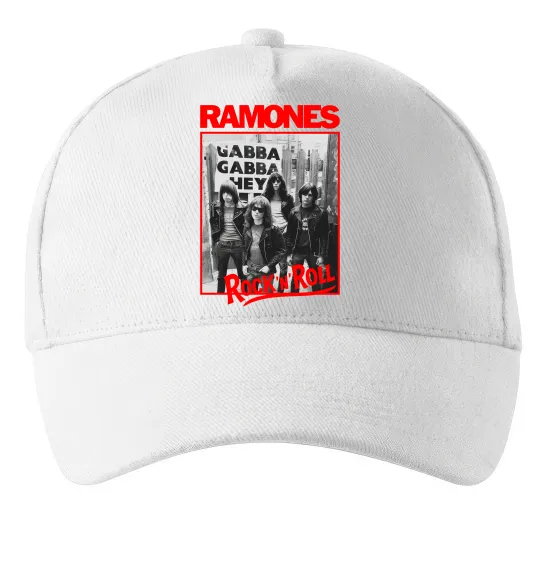 Кепка Ramones Rock n Roll Белый фото