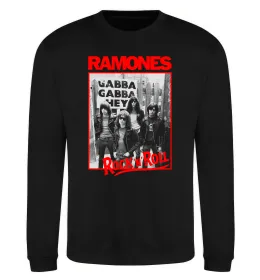 Свитшот Ramones Rock n Roll Черный фото