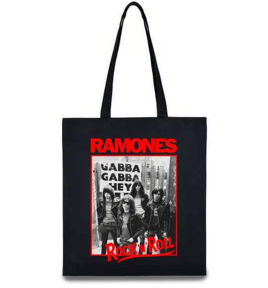 Еко-сумка Ramones Rock n Roll Чорний фото