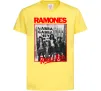 Детская футболка Ramones Rock n Roll Лимонный фото