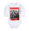 Детский боди Ramones Rock n Roll Белый фото