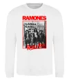 Свитшот Ramones Rock n Roll Белый фото