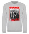 Свитшот Ramones Rock n Roll Серый меланж фото