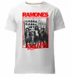Чоловіча преміум футболка Ramones Rock n Roll Білий фото