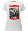 Жіноча преміум футболка Ramones Rock n Roll Білий фото