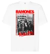 Футболка Оверсайз Ramones Rock n Roll Білий фото