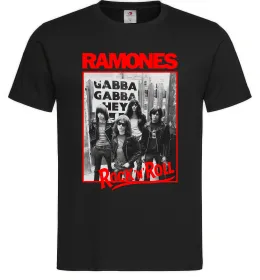 Мужская футболка Ramones Rock n Roll Черный фото