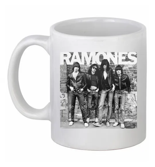Чашка керамическая Ramones photo Белый фото