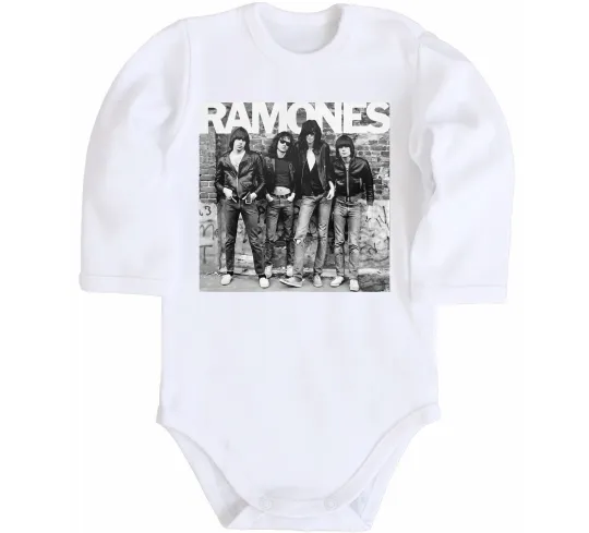 Детский боди Ramones photo Белый фото