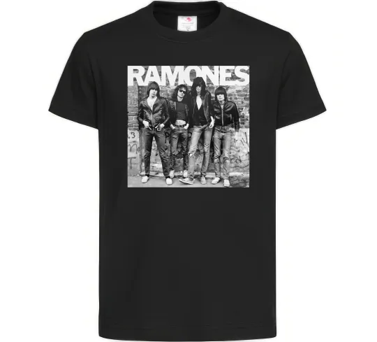Дитяча футболка Ramones photo Чорний фото