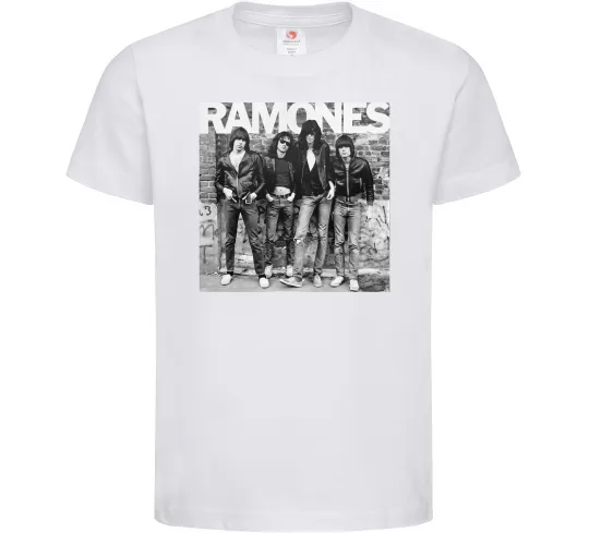 Дитяча футболка Ramones photo Білий фото