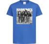 Дитяча футболка Ramones photo Яскраво-синій фото