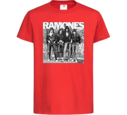 Дитяча футболка Ramones photo Червоний фото