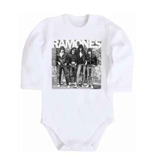 Дитячий бодік Ramones photo Білий фото