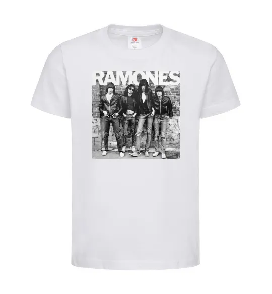Детская футболка Ramones photo Белый фото