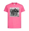 Детская футболка Ramones photo Ярко-розовый фото