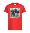 Детская футболка Ramones photo Красный фото
