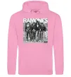 Женская толстовка (худи) Ramones photo Розовый фото