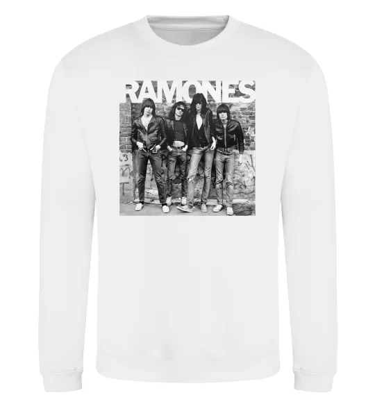 Свитшот Ramones photo Белый фото