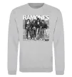 Свитшот Ramones photo Серый меланж фото