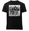 Чоловіча преміум футболка Ramones photo Чорний фото