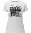 Женская премиум футболка Ramones photo Белый фото