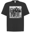 Футболка Оверсайз Ramones photo Чорний фото