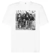 Футболка Оверсайз Ramones photo Білий фото